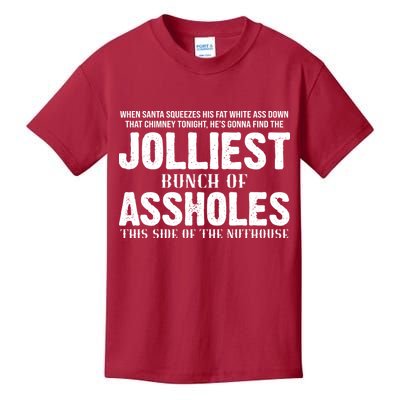Jolliest Bunch Of Assholes Funny Christmas Vacation Kids T-Shirt