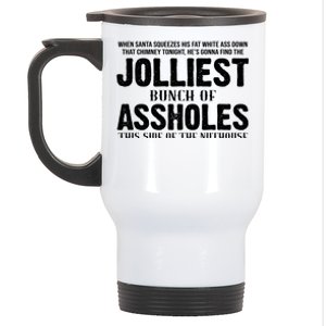 Jolliest Bunch Of Assholes Funny Christmas Vacation Stainless Steel Travel Mug