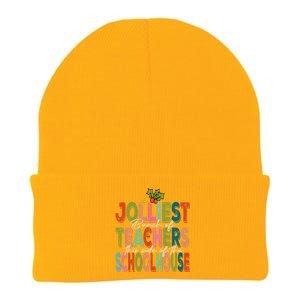 Jolliest Bunch Of Teachers This Side Of The Playground Xmas Knit Cap Winter Beanie