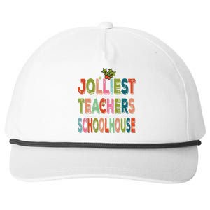 Jolliest Bunch Of Teachers This Side Of The Playground Xmas Snapback Five-Panel Rope Hat