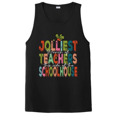 Jolliest Bunch Of Teachers This Side Of The Playground Xmas PosiCharge Competitor Tank