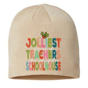 Jolliest Bunch Of Teachers This Side Of The Playground Xmas Sustainable Beanie