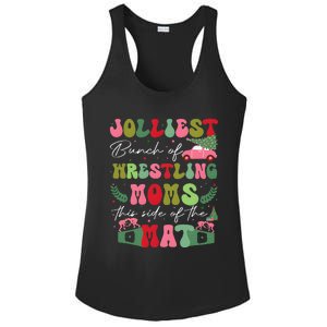 Jolliest Bunch Of Wrestling Moms This Side Of The Mat Ladies PosiCharge Competitor Racerback Tank