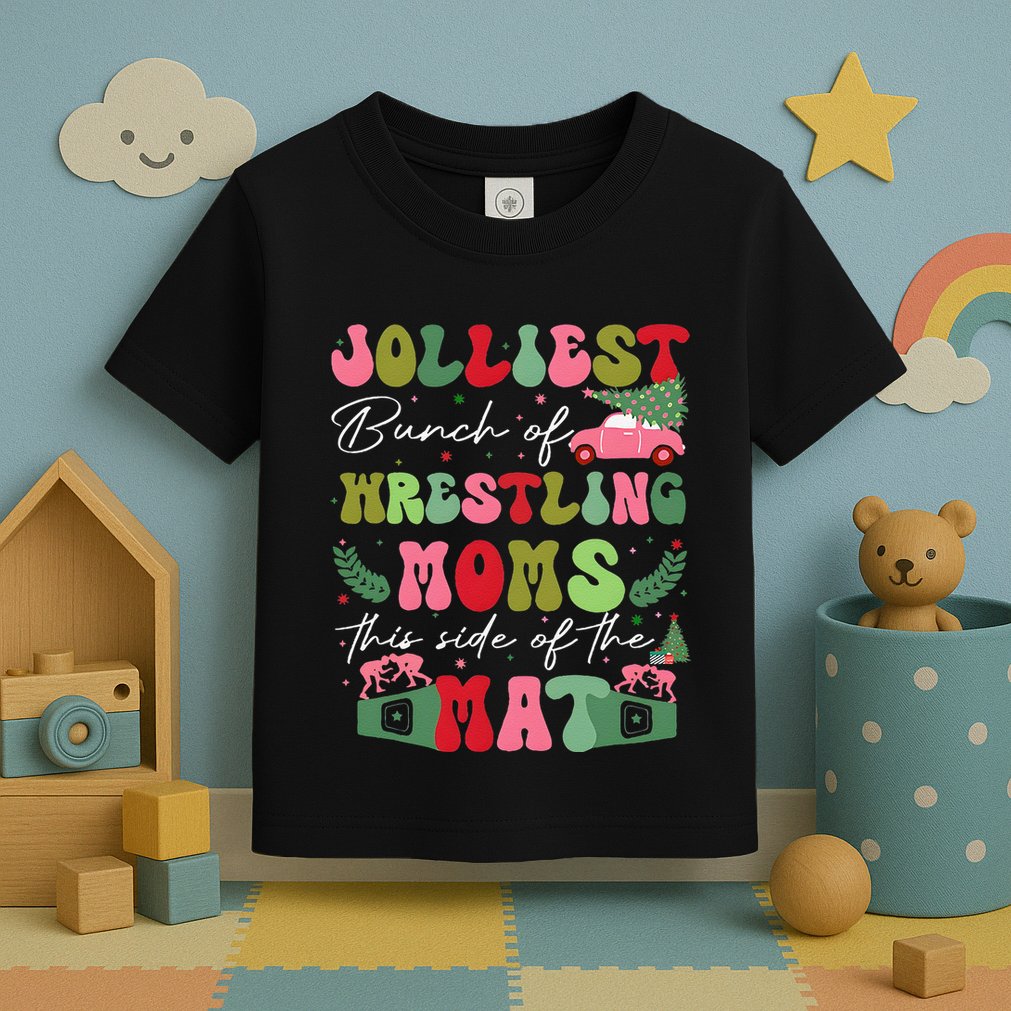 Jolliest Bunch Of Wrestling Moms This Side Of The Mat Toddler T-Shirt