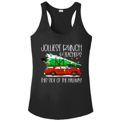 Jolliest Bunch Of Teachers This Side Of The Hallway Ladies PosiCharge Competitor Racerback Tank