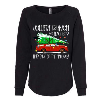 Jolliest Bunch Of Teachers This Side Of The Hallway Womens California Wash Sweatshirt