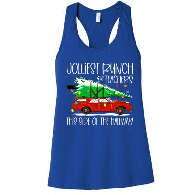 Jolliest Bunch Of Teachers This Side Of The Hallway Women's Racerback Tank