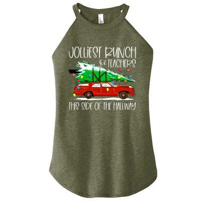 Jolliest Bunch Of Teachers This Side Of The Hallway Women's Perfect Tri Rocker Tank