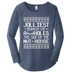 Jolliest Bunch Of Assholes This Side Of The Nut House Women's Perfect Tri Tunic Long Sleeve Shirt