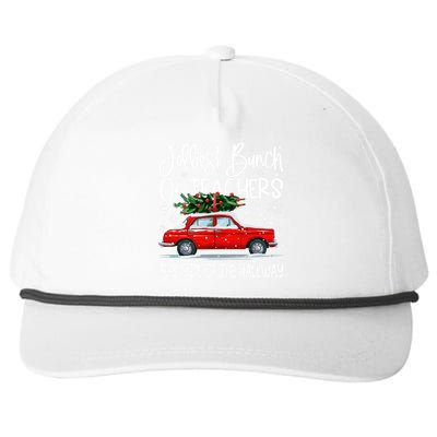 Jolliest Bunch Of Teachers This Side Of The Hallway Snapback Five-Panel Rope Hat