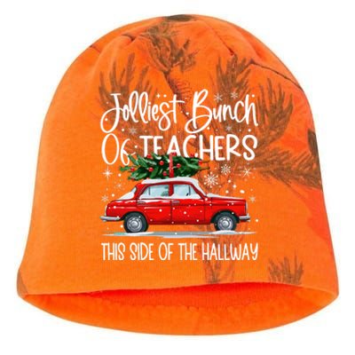 Jolliest Bunch Of Teachers This Side Of The Hallway Kati - Camo Knit Beanie