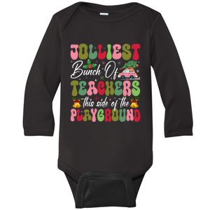 Jolliest Bunch Of Teachers This Side Of The Hallway Baby Long Sleeve Bodysuit