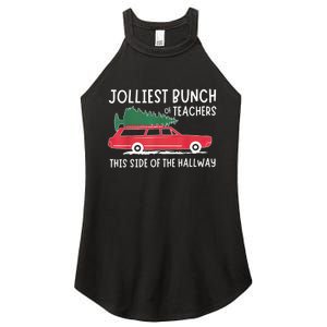 Jolliest Bunch Of Teachers This Side Of The Hallway Women's Perfect Tri Rocker Tank