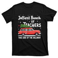 Jolliest Bunch Of Teachers This Side Of The Hallway Xmas Pj T-Shirt