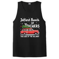 Jolliest Bunch Of Teachers This Side Of The Hallway Xmas Pj PosiCharge Competitor Tank