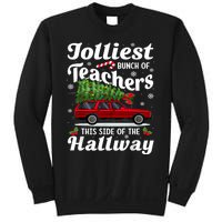 Jolliest Bunch Of Teachers This Side Of The Hallway Xmas Sweatshirt