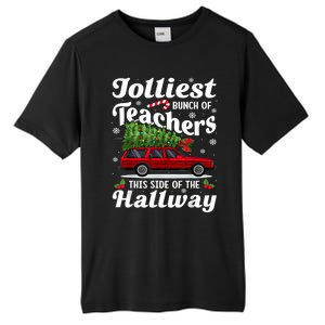 Jolliest Bunch Of Teachers This Side Of The Hallway Xmas Tall Fusion ChromaSoft Performance T-Shirt