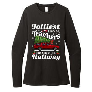 Jolliest Bunch Of Teachers This Side Of The Hallway Xmas Womens CVC Long Sleeve Shirt