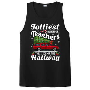 Jolliest Bunch Of Teachers This Side Of The Hallway Xmas PosiCharge Competitor Tank