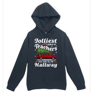 Jolliest Bunch Of Teachers This Side Of The Hallway Xmas Urban Pullover Hoodie