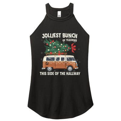 Jolliest Bunch Of Teachers This Side Of The Hallway Women's Perfect Tri Rocker Tank