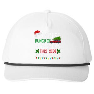 Jolliest Bunch Of Teachers This Side Of The Hallway Xmas Snapback Five-Panel Rope Hat