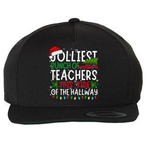 Jolliest Bunch Of Teachers This Side Of The Hallway Xmas Wool Snapback Cap