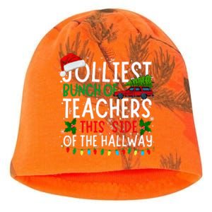 Jolliest Bunch Of Teachers This Side Of The Hallway Xmas Kati - Camo Knit Beanie