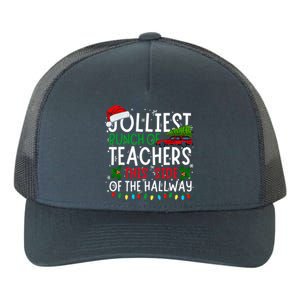 Jolliest Bunch Of Teachers This Side Of The Hallway Xmas Yupoong Adult 5-Panel Trucker Hat