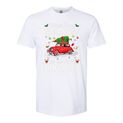 Jolliest Bunch Of Teachers This Side Of The Hallway Xmas Softstyle CVC T-Shirt