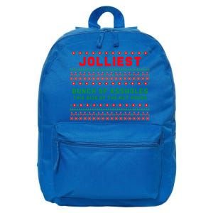 Jolliest Bunch Of Assholes This Side Of The Nut House Funny Gift 16 in Basic Backpack