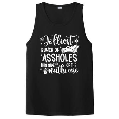 Jolliest Bunch Of Friends Christmas Graphic PosiCharge Competitor Tank