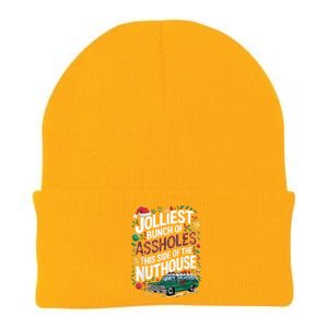 Jolliest Bunch Of Assholes This Side Of The Nut House Knit Cap Winter Beanie