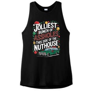 Jolliest Bunch Of Assholes This Side Of The Nut House Ladies PosiCharge Tri-Blend Wicking Tank