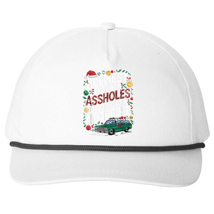 Jolliest Bunch Of Assholes This Side Of The Nut House Snapback Five-Panel Rope Hat