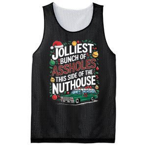 Jolliest Bunch Of Assholes This Side Of The Nut House Mesh Reversible Basketball Jersey Tank