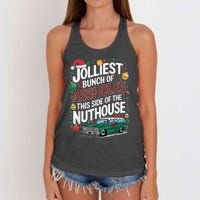 Jolliest Bunch Of Assholes This Side Of The Nut House Women's Knotted Racerback Tank