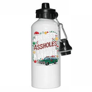 Jolliest Bunch Of Assholes This Side Of The Nut House Aluminum Water Bottle