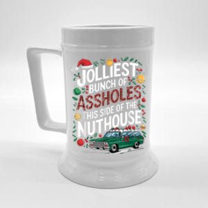 Jolliest Bunch Of Assholes This Side Of The Nut House Beer Stein