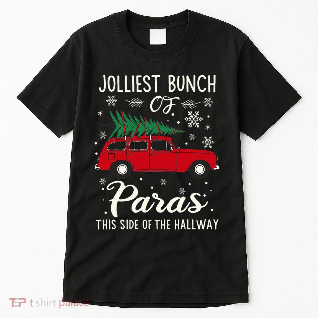 Jolliest Bunch Of Paras This Side Of The Hallway Xmas Tall T-Shirt