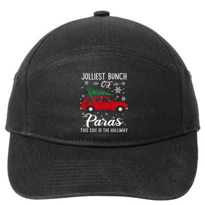 Jolliest Bunch Of Paras This Side Of The Hallway Xmas 7-Panel Snapback Hat