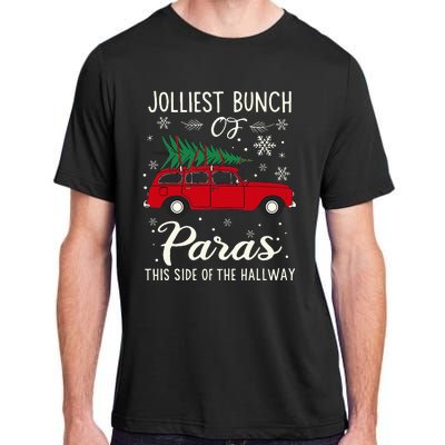 Jolliest Bunch Of Paras This Side Of The Hallway Xmas Adult ChromaSoft Performance T-Shirt