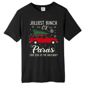 Jolliest Bunch Of Paras This Side Of The Hallway Xmas Tall Fusion ChromaSoft Performance T-Shirt