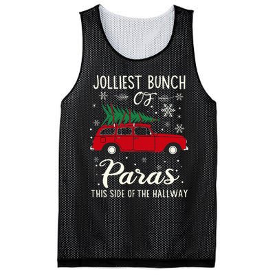 Jolliest Bunch Of Paras This Side Of The Hallway Xmas Mesh Reversible Basketball Jersey Tank