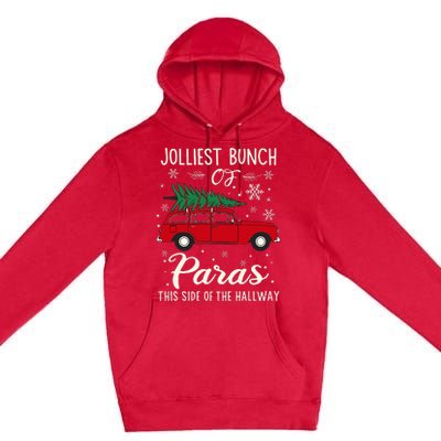 Jolliest Bunch Of Paras This Side Of The Hallway Xmas Premium Pullover Hoodie