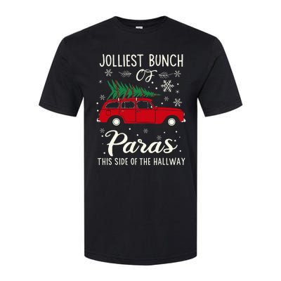 Jolliest Bunch Of Paras This Side Of The Hallway Xmas Softstyle CVC T-Shirt