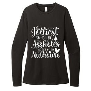 Jolliest Bunch Of Merry Folks Womens CVC Long Sleeve Shirt