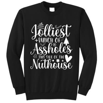 Jolliest Bunch Of Merry Folks Tall Sweatshirt