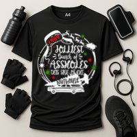 Jolliest Bunch Of Assholes This Side Of The Nut House Xmas  Cooling Performance Crew T-Shirt
