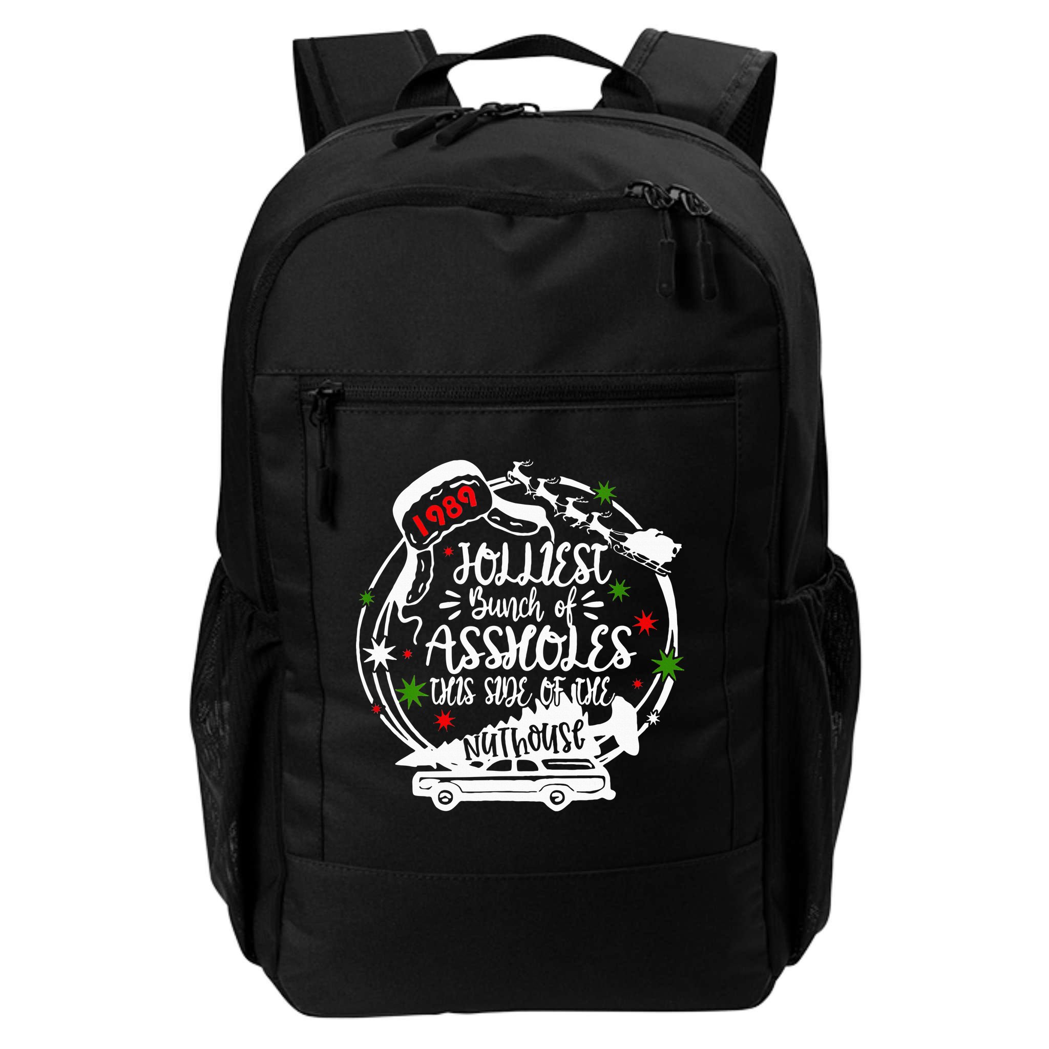 Jolliest Bunch Of Assholes This Side Of The Nut House Xmas  Backpack